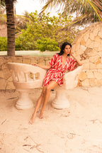 Red Sun Mini Dress