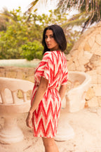 Red Sun Mini Dress