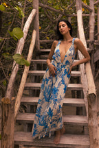 Got The Blues Maxi Dress
