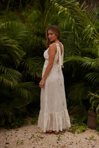 White Garden Maxi Dress
