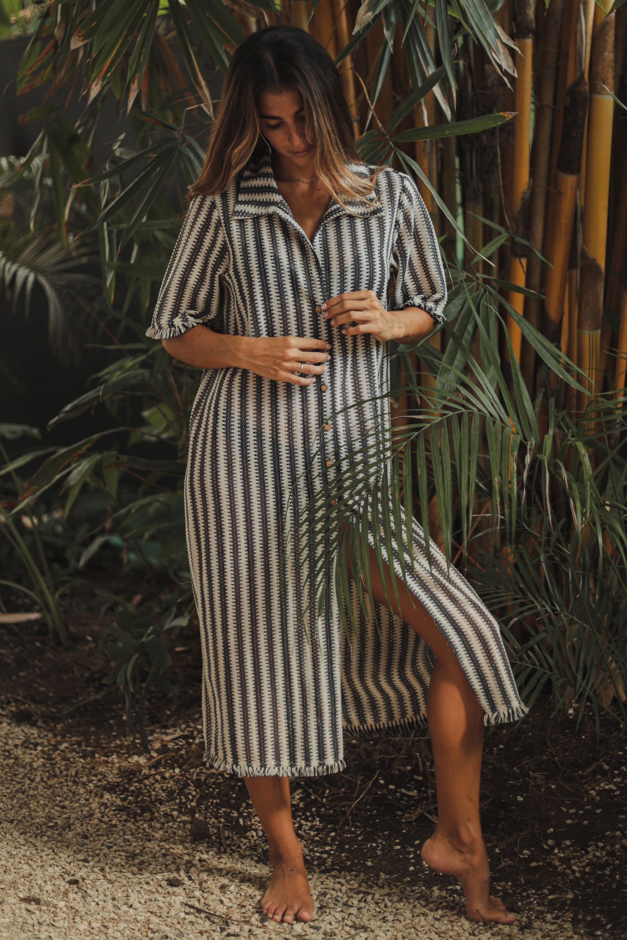 Mesh Maxi Dress