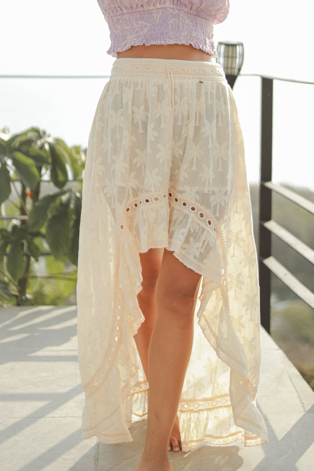 San Andres Hi-Lo Skirt
