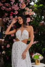 Sunshine Dot Maxi Dress