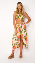 Papaya Maxi Skirt