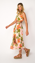 Papaya Maxi Skirt