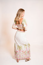 Isla Mauve Midi Skirt