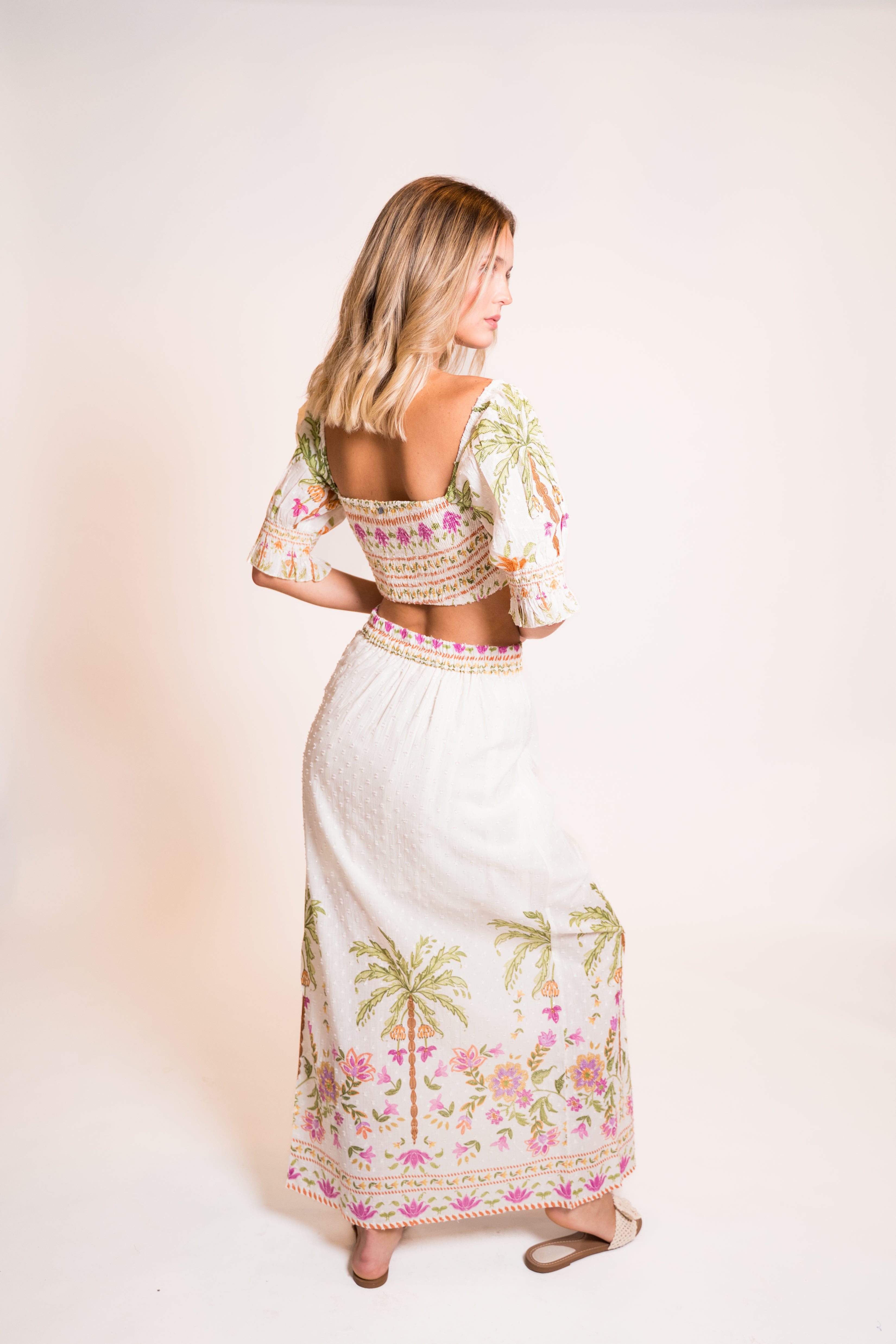 Isla Mauve Midi Skirt