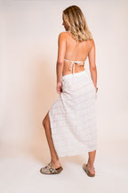 Canvas Midi Skirt